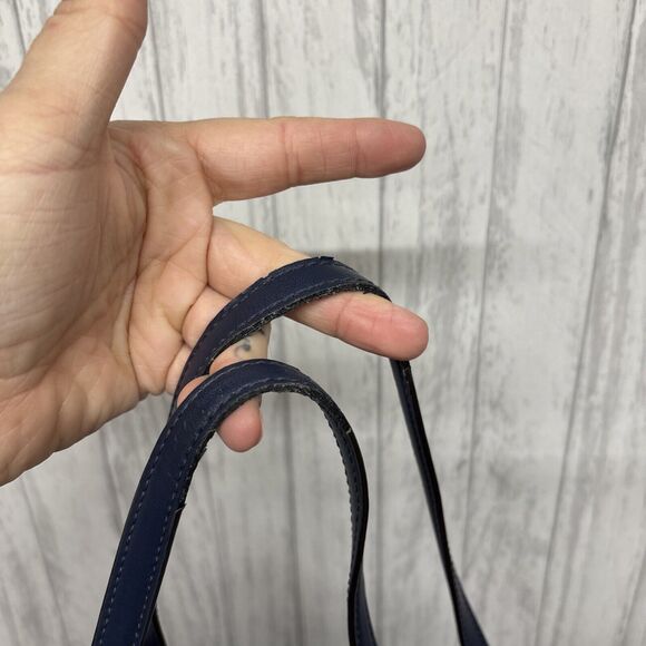 Womens Michael Kors Signature Navy Small Tote - Picture 8 of 13